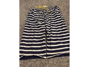 Boden Boys Navy White Striped Jersey Baggies Shorts 14Y